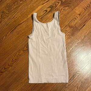 Lululemon Blush Ribbed Scoop Back Tank